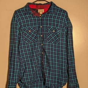 Converse All Star plaid button down